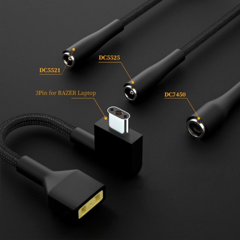 Btsg Untuk Input DC Ke Kabel Colokan Listrik 3Pin ForRazer Blade Laptop 55215525 5574pikir