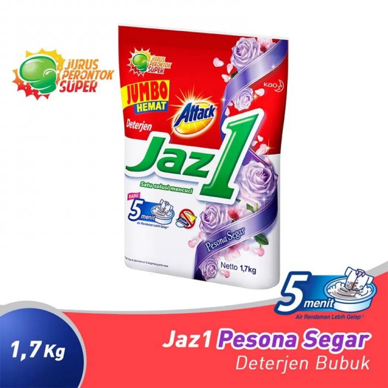 

Attack Detergent Jaz1 Pesona Segar - 1700gr