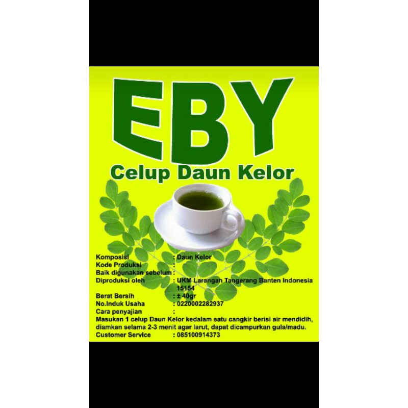

TEH CELUP DAUN KELOR