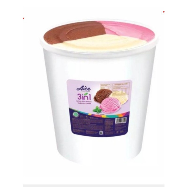 

Es cream aice neopolitan 8 liter