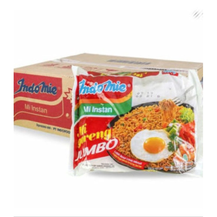 

indomie goreng jumbo per dus ( 24 bh) @190gr