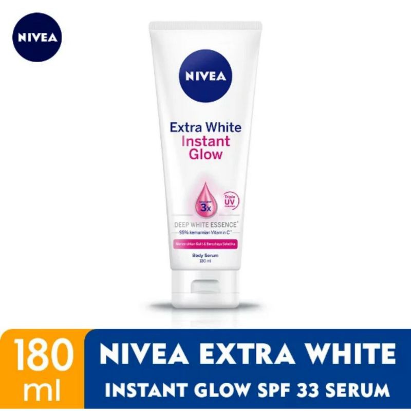 NIVEA EXTRA WHITE BODY SERUM INSTANT GLOW 180ML