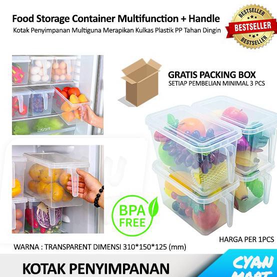 Kotak Makanan Food Storage Box Container Freezer Rak Kulkas Serbaguna