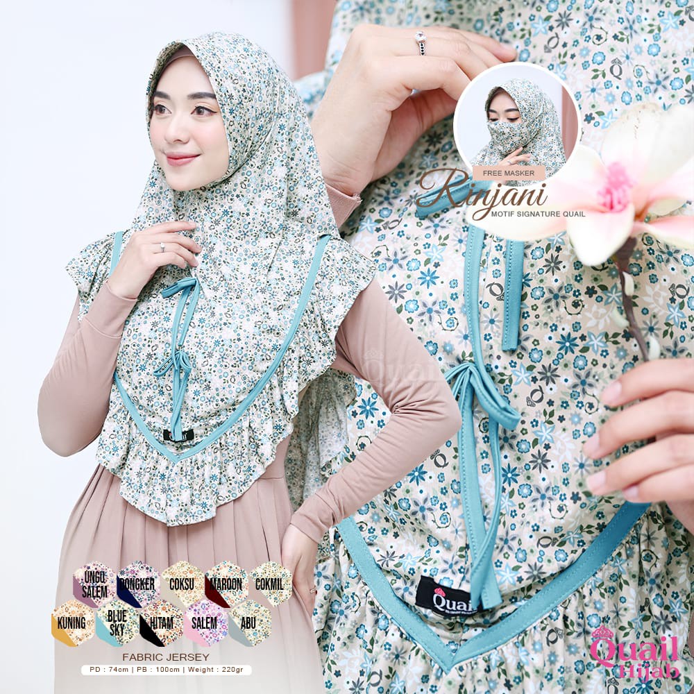 Rinjani Hijab Motif Quail