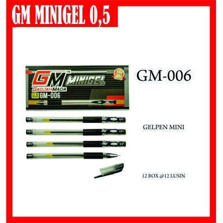 

Pulpen Murah GM 006 Mini Gel Pen 0.5