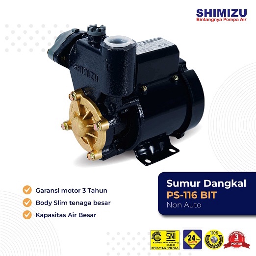 Pompa Air SHIMIZU PS-116 BIT Shimizu PS116