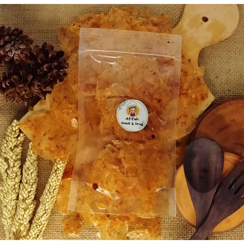 keripik kaca pedas daun jeruk/keripik kaca viral/keripik kaca/keripik beling