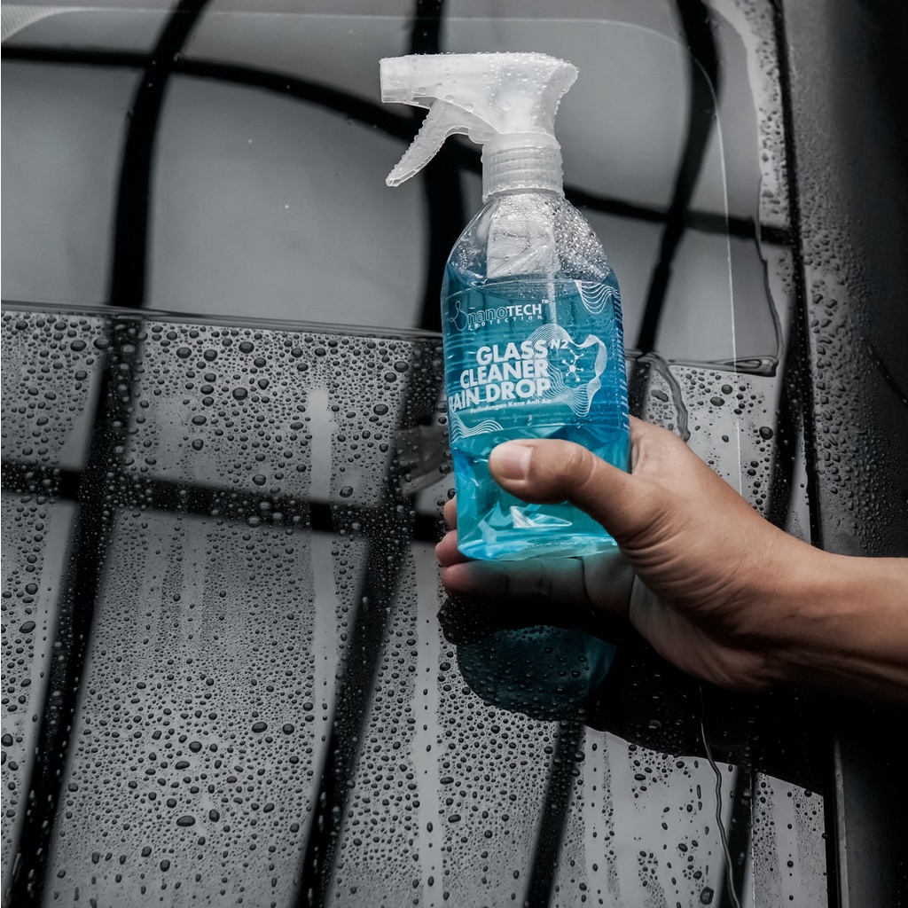 GLASS REBORN + APPLICATOR FELT BLOCK - Obat Polish Jamur Kaca Mobil - nanoTECH PROTECTION - Pembersih Jamur Kaca Mobil Eropa Jepang Built Up Spion - Penghilang Jamur Kaca - Glass Polish - Glass Compound - Glass Scrub - Glass Renew