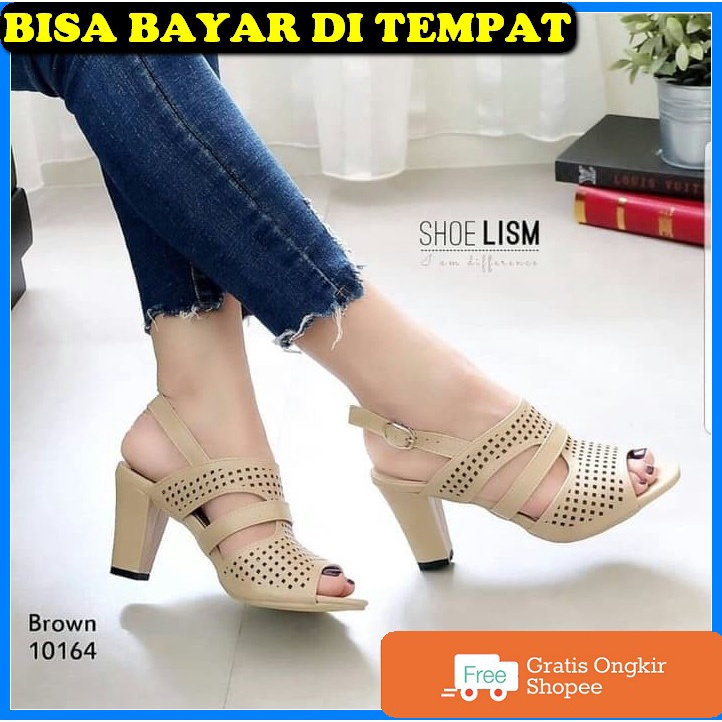 Sepatu Hak Casual Murah Import Heels Wanita High Tahu Ej402 Panto LZ829 High Heels Hak Tahu Hn01 C