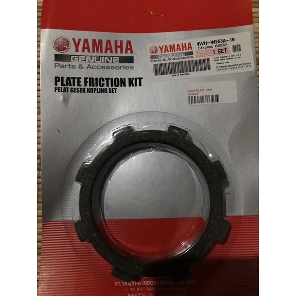 kampas kopling yamaha f1zr original kode 4WH