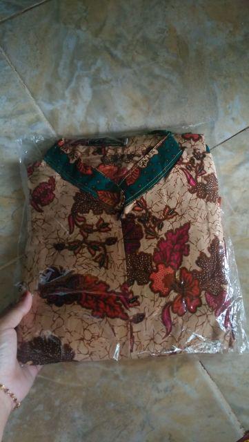 Gamis Batik Kembang Warna Size Standar