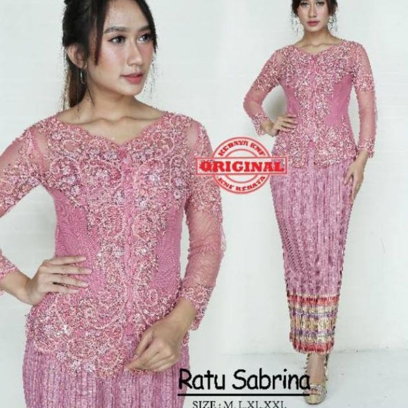 KEBAYA PAYET SABRINA/KEBAYA PAYET LENGA PANJANG/KEBAYA PESTA