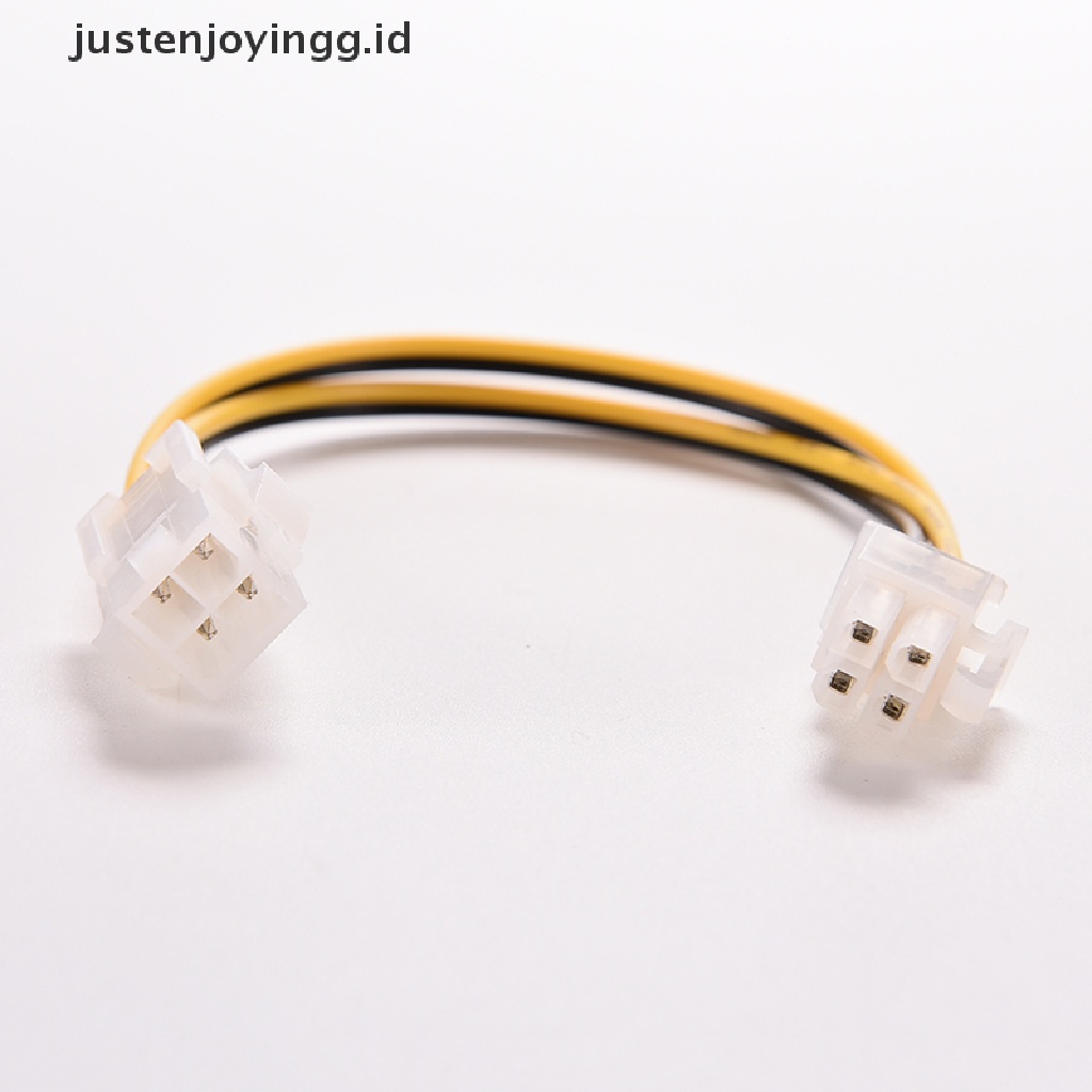 // justenjoyingg.id // 8 Inch 20cm ATX 4 Pin Male to Female Power Supply Cable Cord Connector Adapter ~