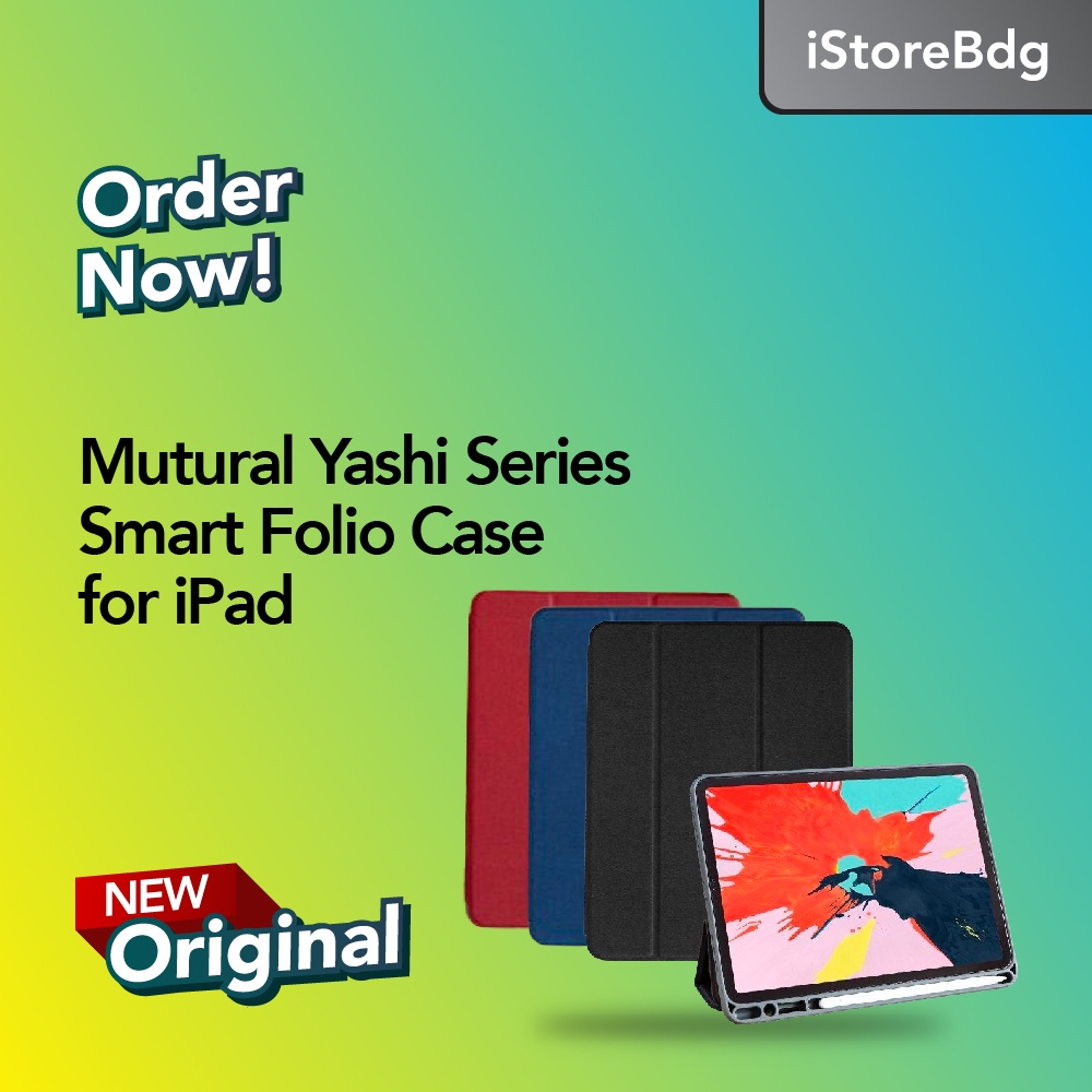 Mutural Yashi Series Smart Folio Case for iPd