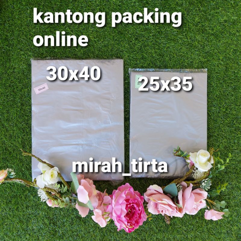 

KANTONG PACKING BUNGKUS ONLINE 30x40. KANTONG TANPA PLONG. PLASTIK BUNGKUS OLSHOP