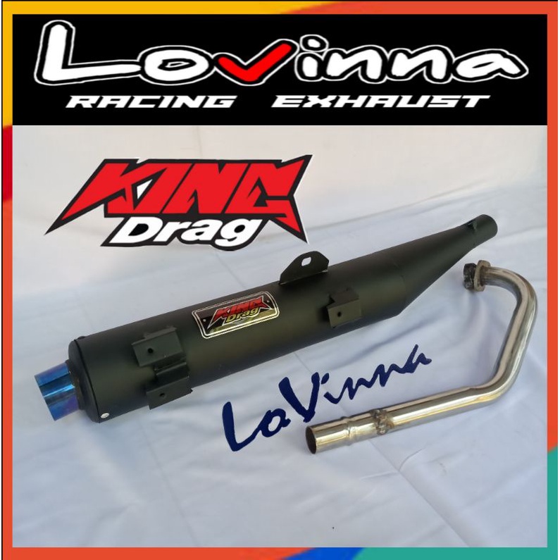 KNALPOT KING DRAG JUPITER MX NEW / MX OLD Tipe Standar Racing