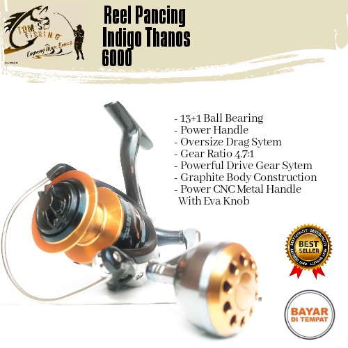 Reel Pancing Thanoz 6000 (13+1 Bearing) Power Handle