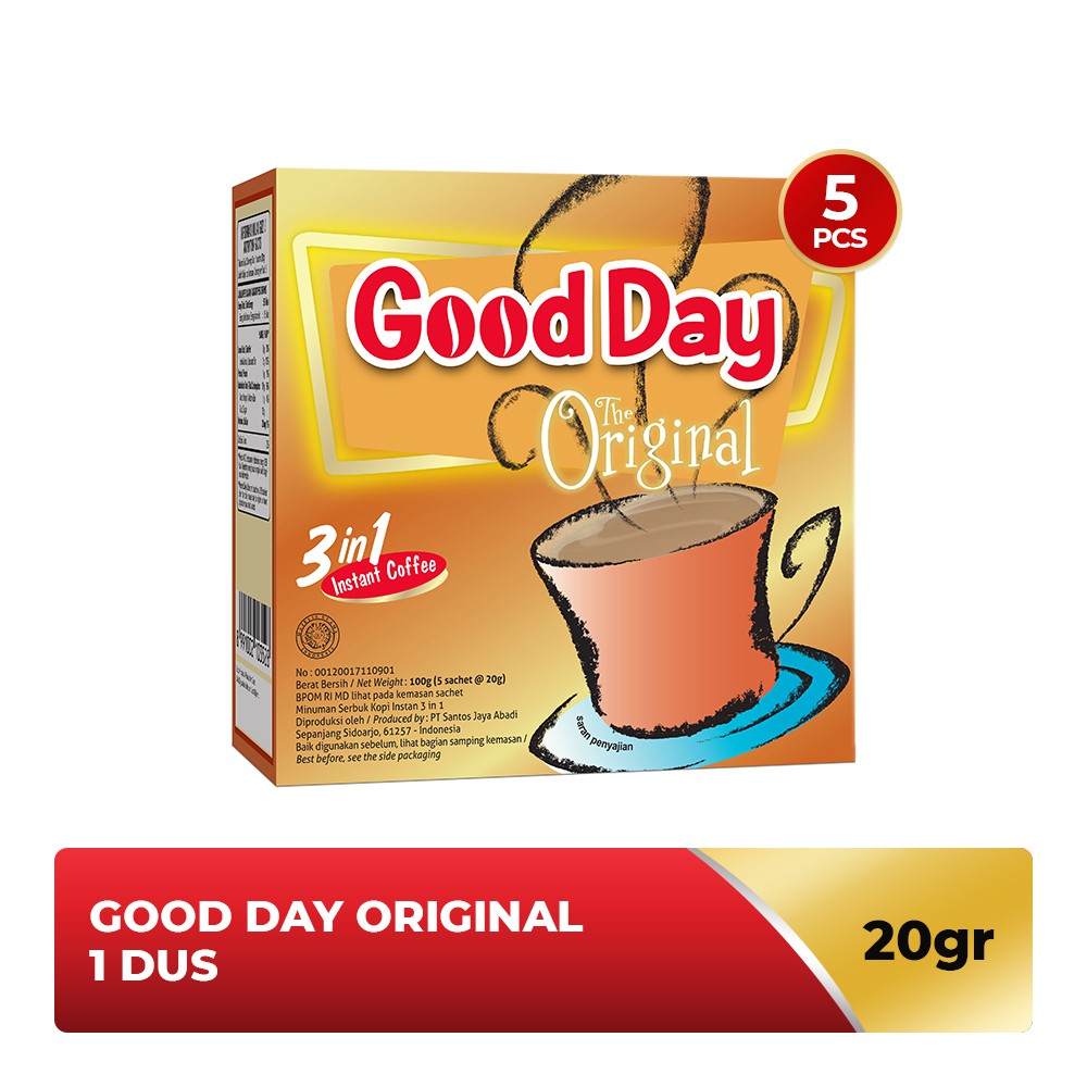 

GOOD DAY The Original 1 Dus (5 x 20 gr)