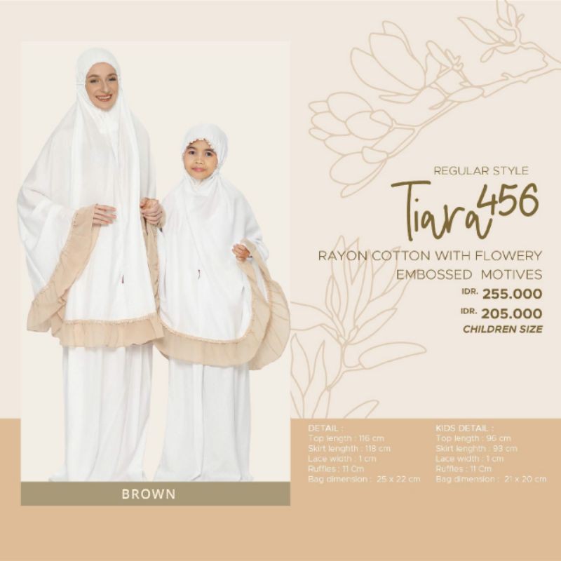 MUKENA TATUIS TIARA 456 PUTIH