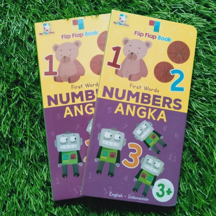 flip-flap book - numbers angka