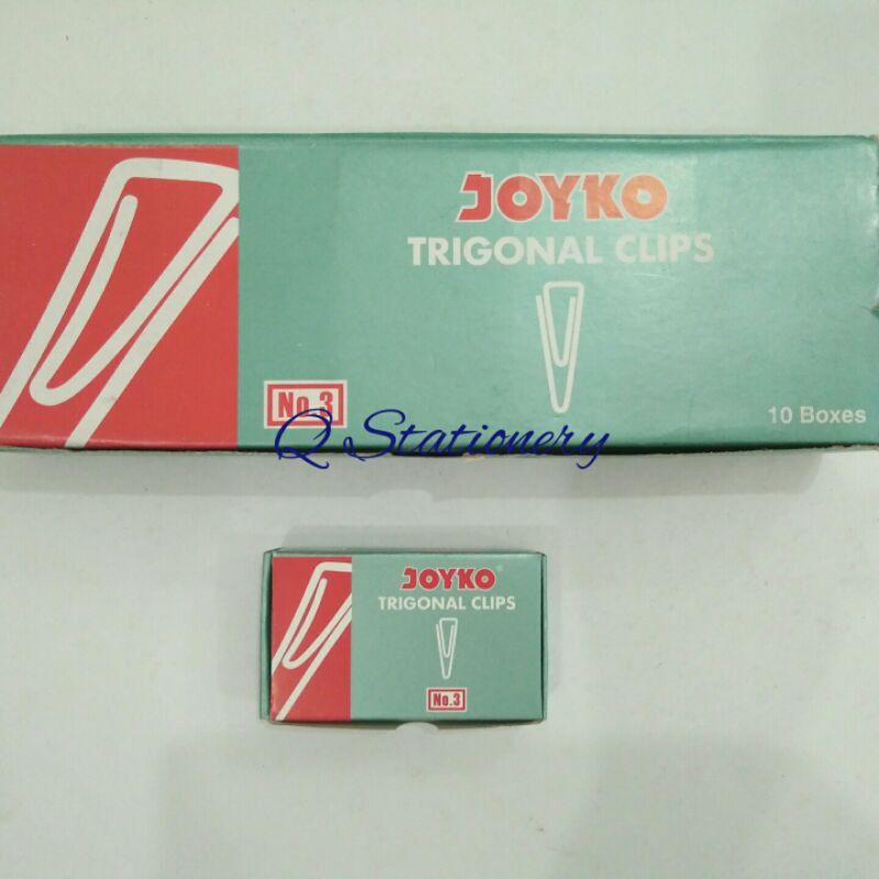 

Clip/penjepit kertas segitiga no.3 Joyko