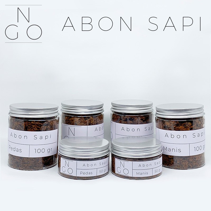 

N.G.O Abon Sapi Pedas | Abon Sapi Manis | Home Made | 100gr dan 50gr