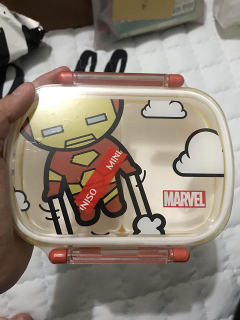 Miniso Ironman Cute Lunch Box Tempat Makan Anak