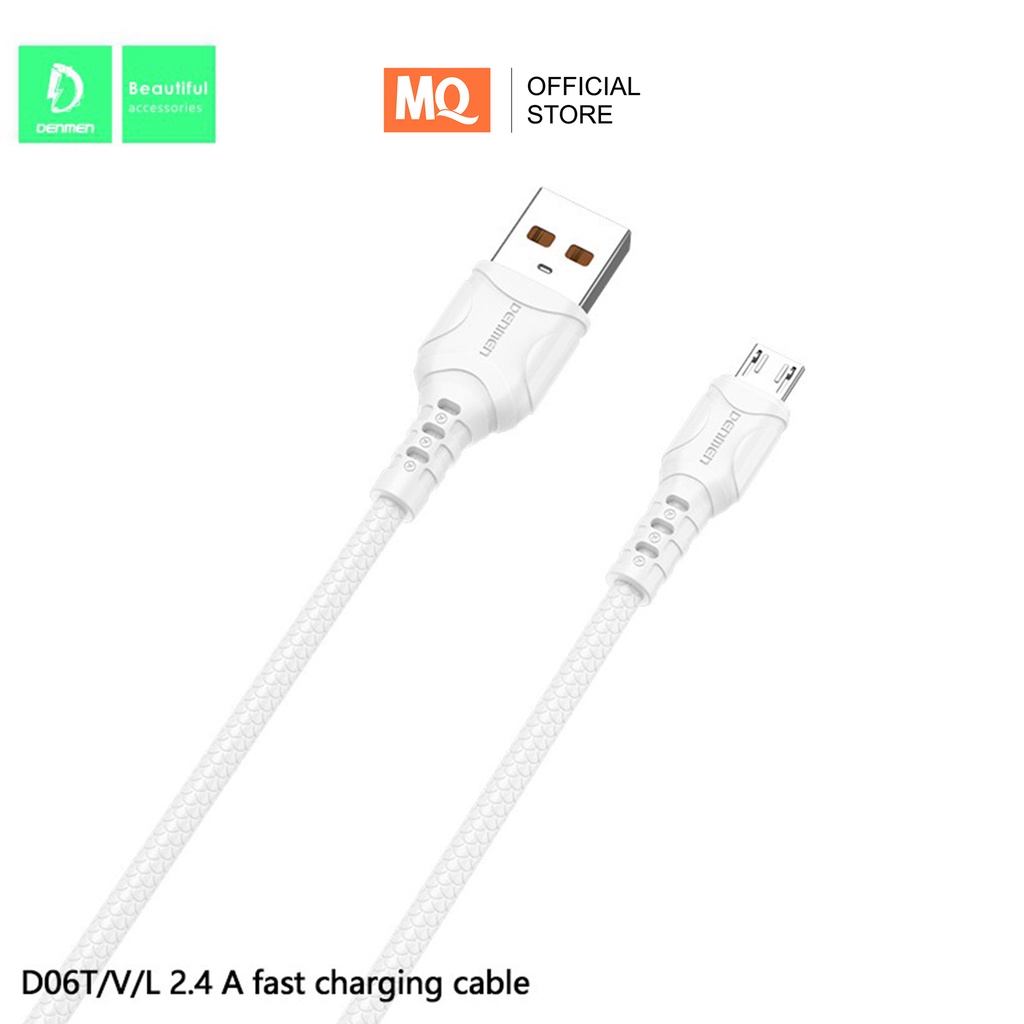 MQ Kabel Data Fast Charging Micro USB Type-C Iphone Lighting Cable