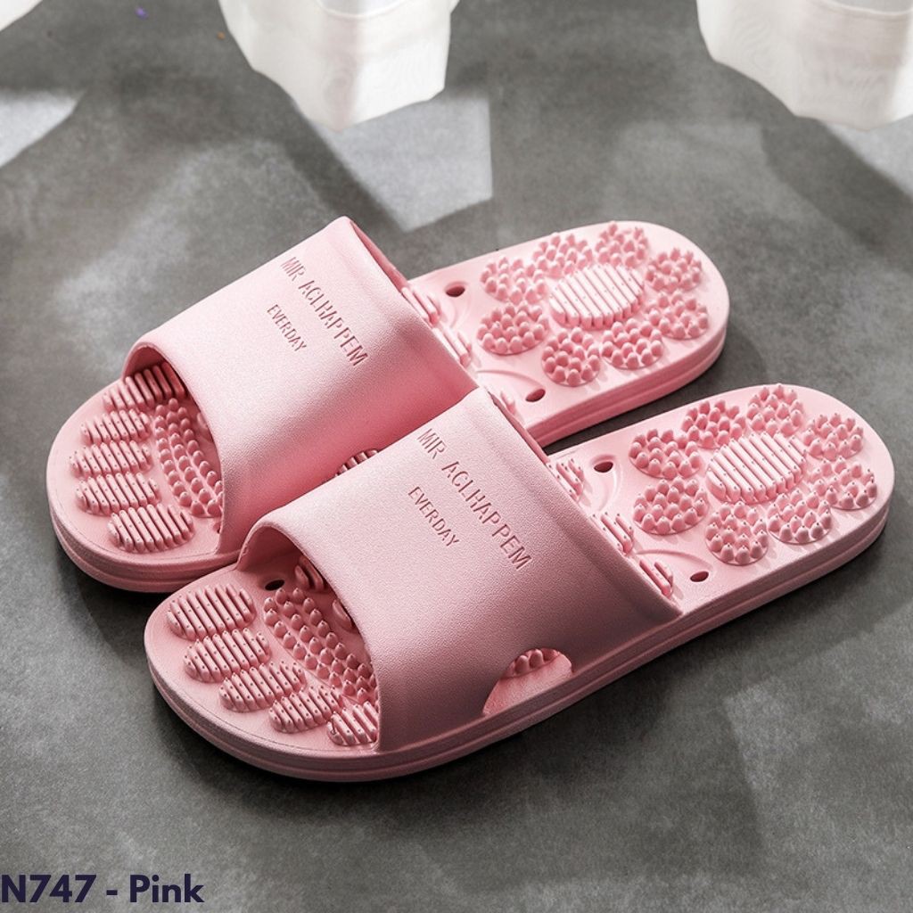 SANDAL MASSAGE TERAPI PRIA WANITA IMPORT BATAM NYAMAN ANTI SLIP N747