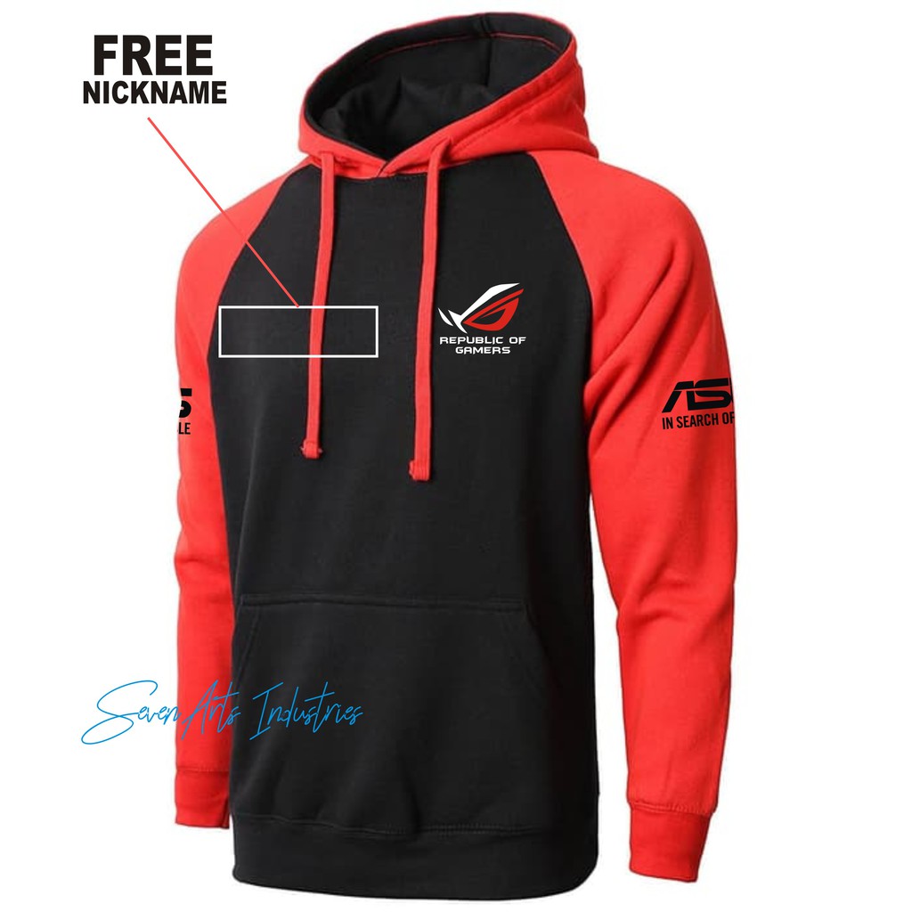 Jaket hoodie ASUS ROG jaket gaming