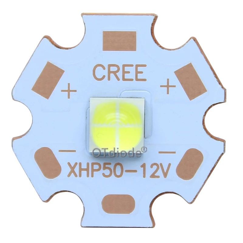 Cree XHP50 12V 18W Cold Whtie 6500-7000K LED Diode Emitter MCPCB DTP