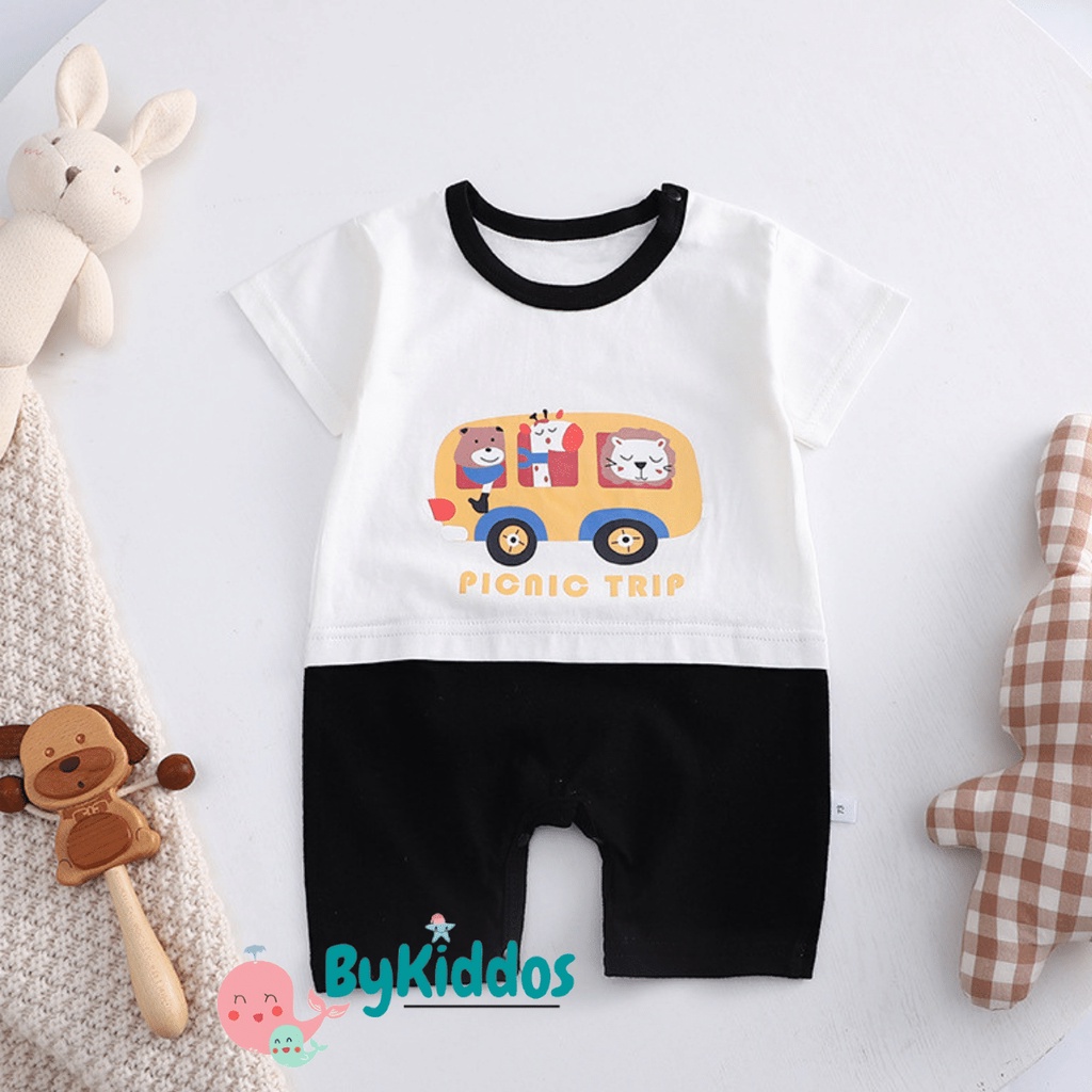 ByKiddos - Jumper Bayi Impor / Romper Jumpsuit Anak / Baju Bayi Newborn 0-1 Tahun