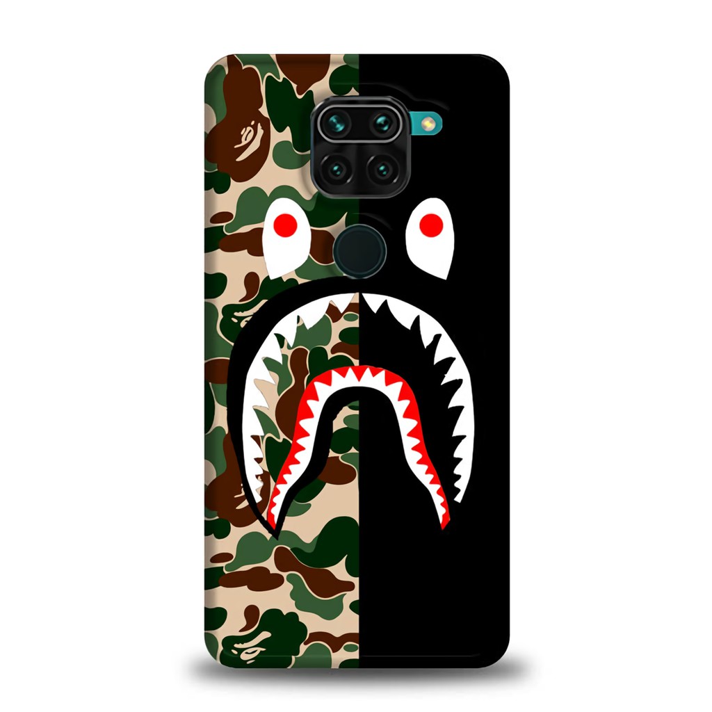 Case Bape shark xiaomi redmi note 9 note 9 pro 8 redmi 8a 8 7 dll