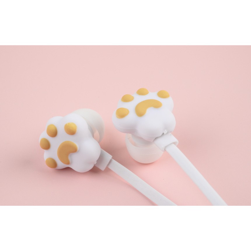 [E-250] Set Headset Earphone Kartun KUCING / Wadah Earphone Karakter KUCING Lucu / Earphone Case Karakter