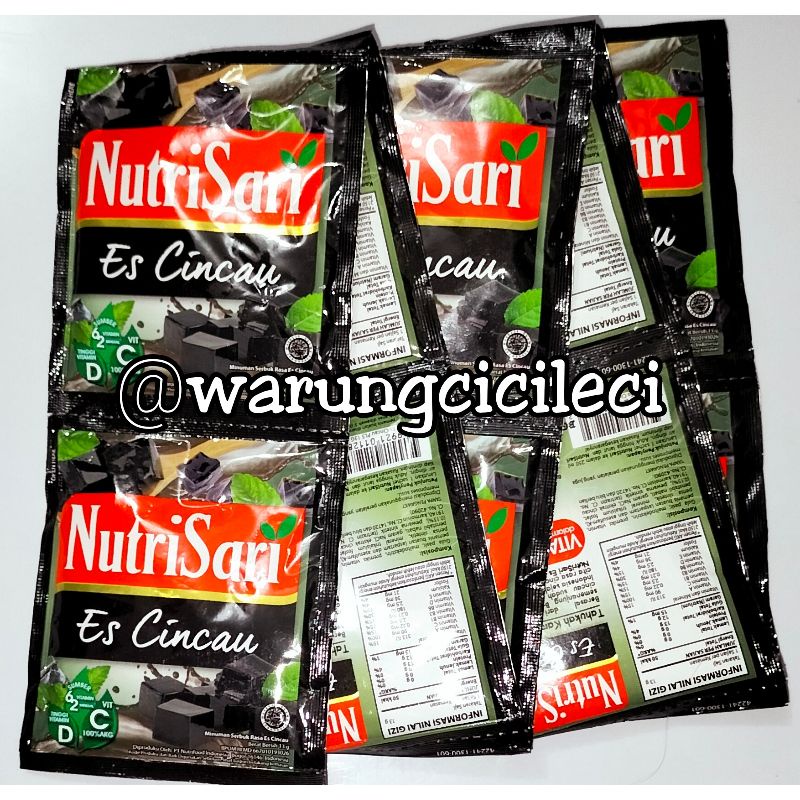 

NUTRISARI RASA ES CINCAU 13g x 10pcs ( 1 RENCENG )