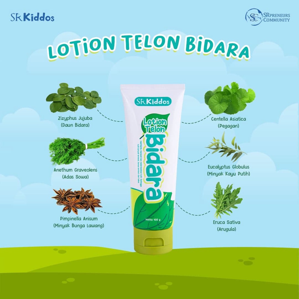 LOTION TELON BIDARA SR12 KIDDOS / MINYAK TELON / TELON ANTI NYAMUK / MINYAK EUCALYPTUS