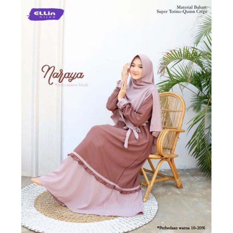 [Fashion Muslim] Gamis Hawwa Syilla Senorita Quinzy DIORA DRESS Anha setcel Nuraya Najwa Polos | terlaris