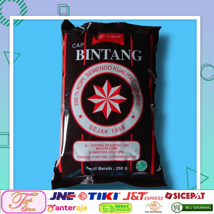 

Kopi Cap Bintang Asli Semendo Kopi Robusta 100% Asli Semende 250 Gram