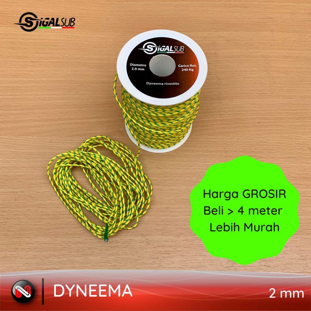 Tali speargun DYNEEMA 2mm line speargun SIGALSUB DYNEEMA 2mm Line DYNEEMA 2 mm line speargun 2mm Kun
