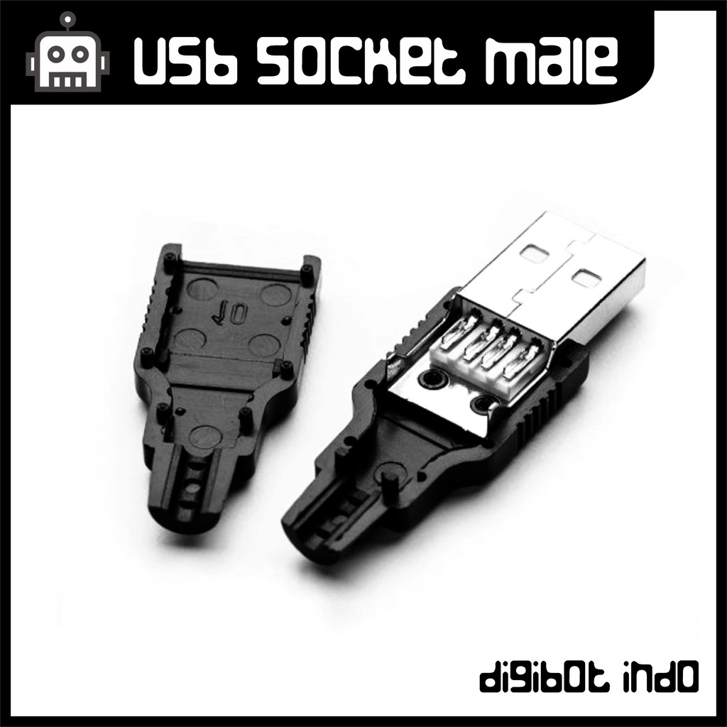 USB Socket Male - Konektor Type A