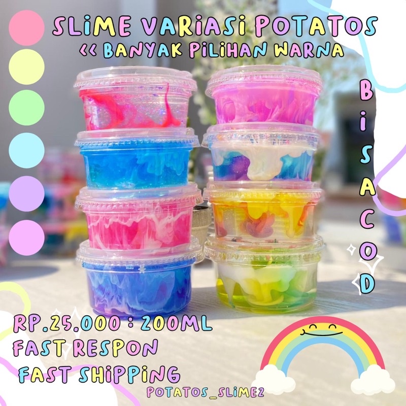 Slime Variasi Potatos 200ml | Potatos_Slime2