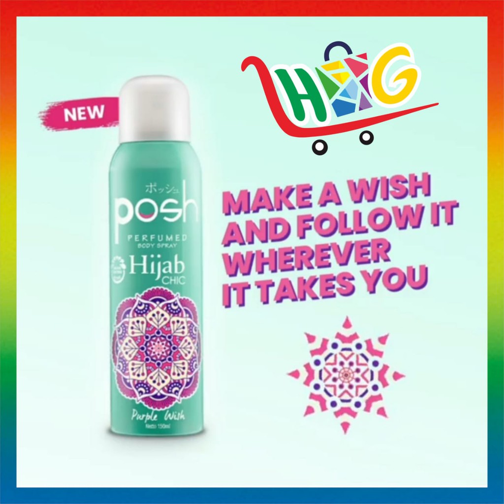 Posh Body Spray Hijab Botol 150ml