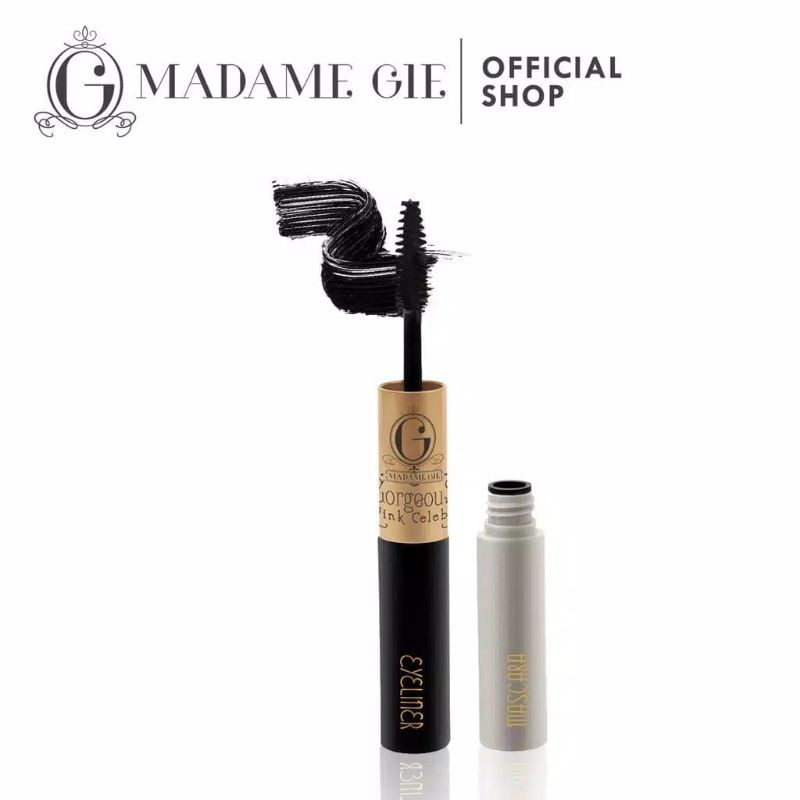 Madame Gie Gorgeus Wink Celebs Maskara Eyeliner 2 in 1 - Madam Gie MakeUp Waterproof