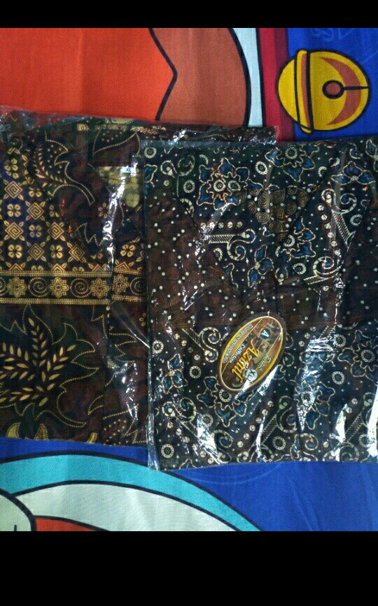 Hem Kemeja Batik Pendek Motif Jati Baju Distro Murah M-10xl Reguler Super Jumbo Seragam Kantor