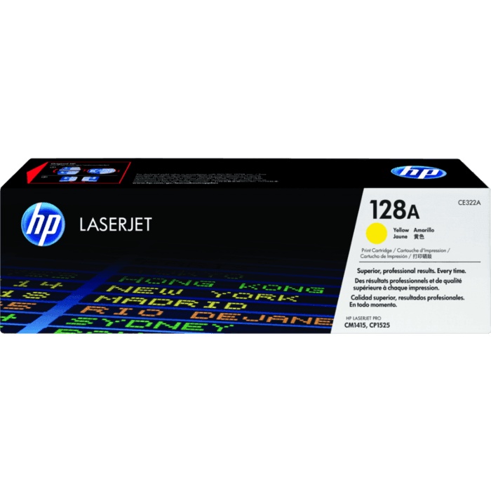 TONER HP 128A YELLOW ORIGINAL LASERJET CARTRIDGE