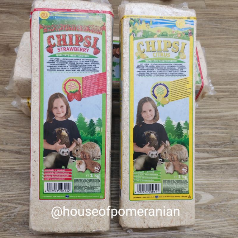 chipsi serbuk kayu hamster kelinci gerbil chincilla bedding landak marmut - Apple