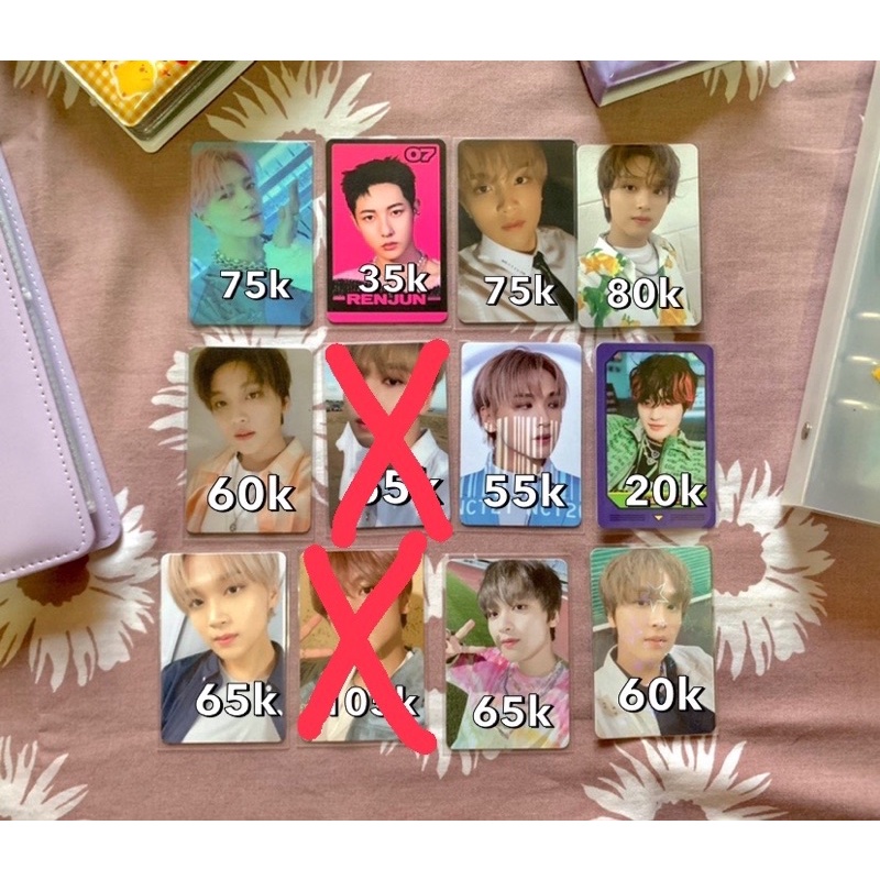 PC JENO DIGIPACK, HAECHAN AR JEWEL STICKER, KIHNO HELLO, BORING, COCEPT ID+PHOTOSET, PHOTOPACK DAY N