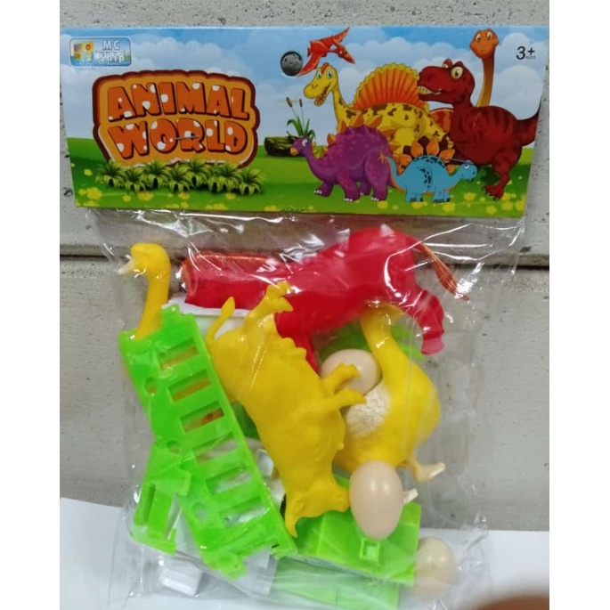 MA 03 - Mainan Replika patung Hewan Dinosaurus telur Ktg MA03