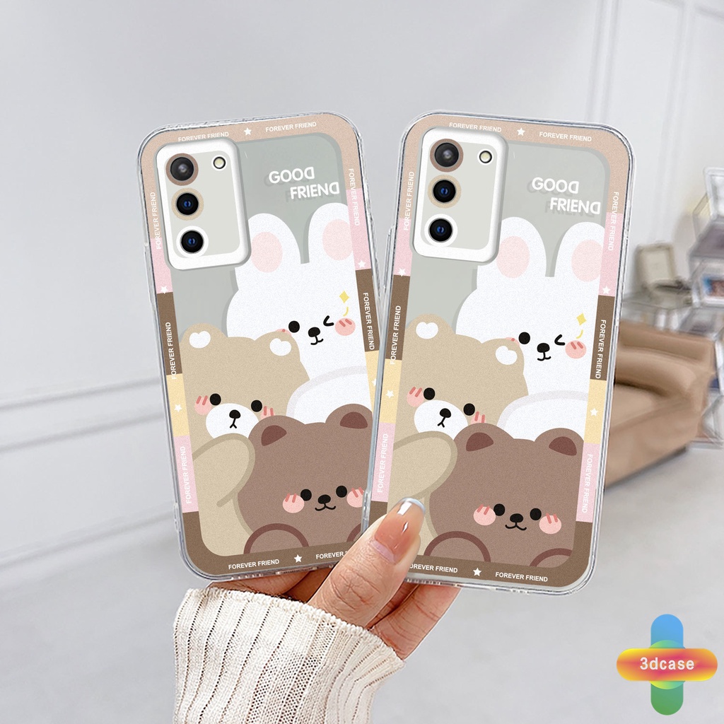 Case HP Samsung A32 A52 A12 A03 A51 A13 A23 A03S A10S A50 A20S J7 Prime A02S A20 A50S A10 A30S A52S A30 M12 M01S A125 F12 M10S M40S A515F A207F M02S A025 F02S 11 12 13  7 8 6 Plus Ins Cartoon Cute Camera Protection Case