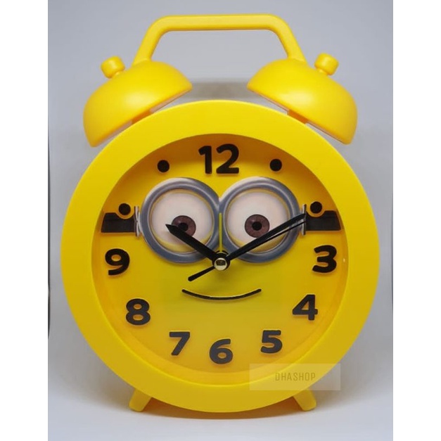Dhashop - Jam meja Weker Alarm Clock Karakter Doraemon, Hellokitty, &amp; Minion